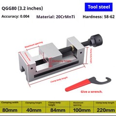 High Precision Vise Right Angle Batch Machine Fixture Bench Plain Vise