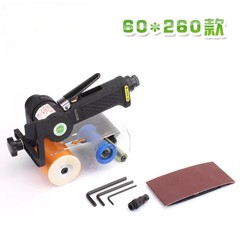 Pneumatic Belt Sander Stainless Steel Brushing Machine Round Tube Polishing