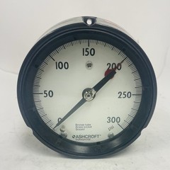 ASHCROFT NO. 45-1279-AS GAUGE 4.5INCH 0-300PSI