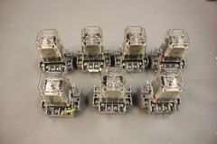 LOT OF 7 TYCO ELECTRONICS POTTER AND BRUMFIELD POWER RELAY KRPA-14DN-24