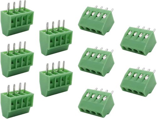 150V 6A 2.54mm/ 0.1inch Pitch 4 Pin PCB Mount Screw Type Style: 2.54mm – 4Pin