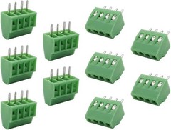 150V 6A 2.54mm/ 0.1inch Pitch 4 Pin PCB Mount Screw Type Style: 2.54mm – 4Pin