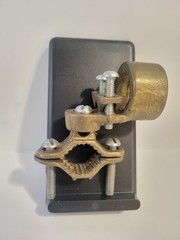 Bronze Ground Clamp 1043W Water Pipe to Ground Rod Connector – New