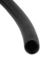 13 M 14×18 mm Plastic Flexible Corrugated Conduit Tube for Garden,Office Black
