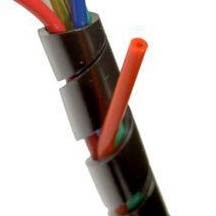 1/4″ UV Black Spiral Bundling Wrap-Around Sleeving – (50 ft. spool)