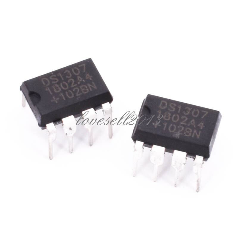 10PCS NEW IC DS1307 DS1307N DIP-8 RTC SERIAL 512K I2C Real-Time Clock