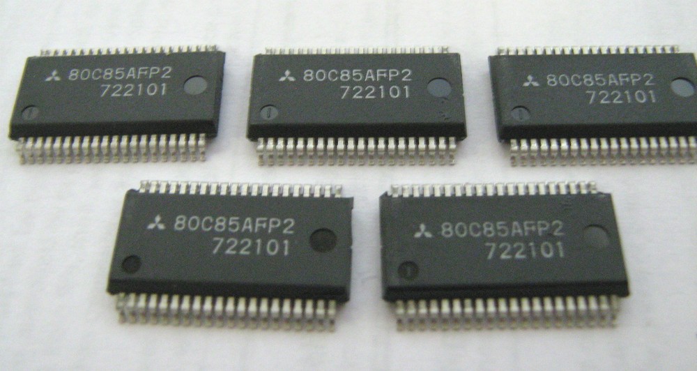 MITSUBISHI 80C85AFP2 IC 8 Bit MicroProcessor SSOP – Lot of 5 Pieces NEW! USA