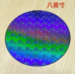 8″ Silicon Wafer Semiconductor IC Integrated Circuit CPU Chip Science Tech Gift