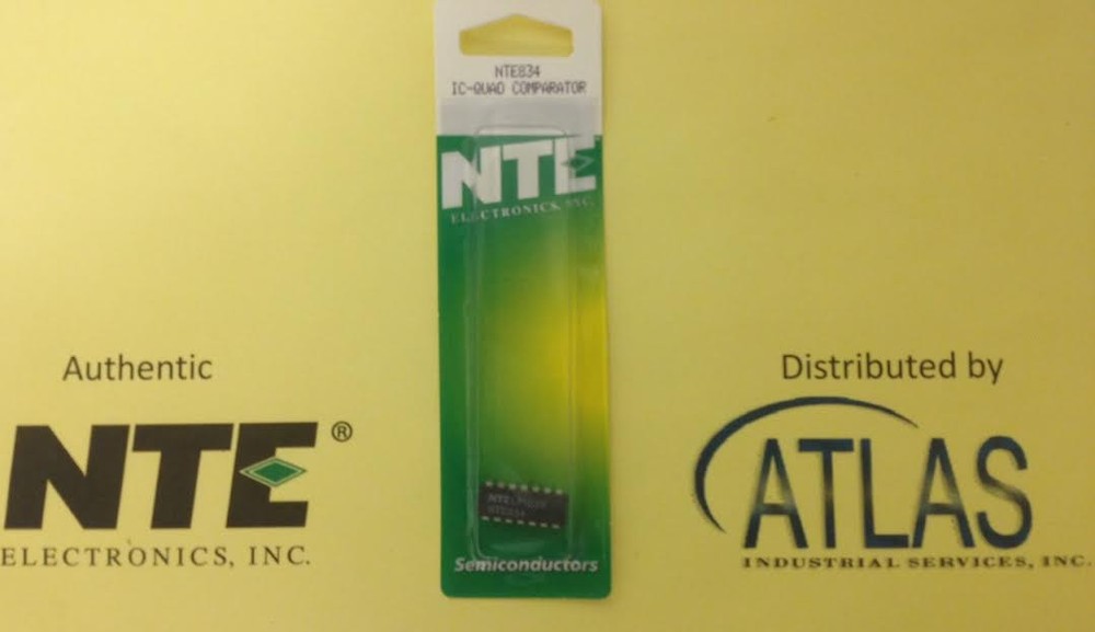 NTE NTE834 IC, Low Power, Low Offset Voltage, Quad Comp