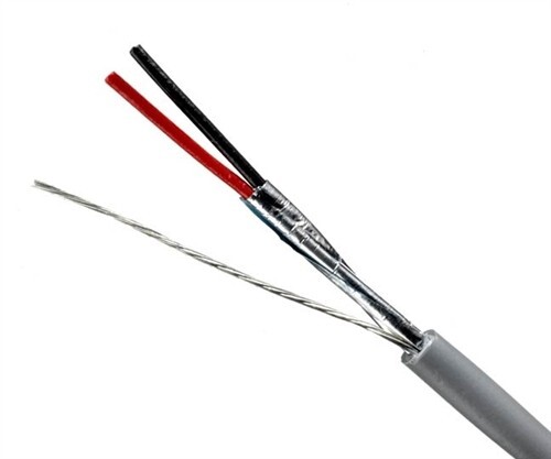 Quabbin Wire 8105 24 AWG 2C/1 Pair Foil Shield w/Drain eq. Belden 9501 50 feet