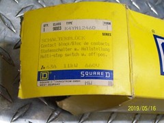 SQUARE D 9003 K4YM1246Q CONTACT BLOCK MULTI STEP SWITCH