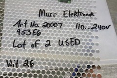 Murr Elektronik 20007 953E6 110…240V Suppressor Used With Warranty (Lot of 2)