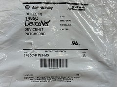 NEW Allen Bradley 1485C-P1N5-M5 /B DeviceNet Patchcord 1M 5-Pin M to F SEALED