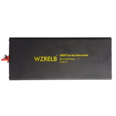 3000W Pure Sine Wave Inverter 12V DC to 110V/120V AC Solar Battery Power RV NEW