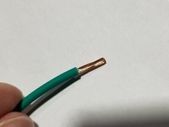 Anixter #14awg GXL SAE J1128 XLPE Automotive “RIGHT TURN” Lead Wire Green /100ft