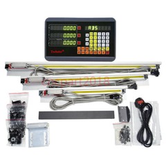 Bridgeport Mill 3Axis Digital Readout +3pc Linear Glass Scale DRO Display Kit