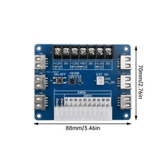 ATX Power Adapter Board USB Charging Desktop PowerSupply Breakout Adapter Module