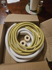 NEW 16 FT Mini Split Line Set 1/4″ & 3/8″ Insulated Copper Lines HVAC / VEVEVA