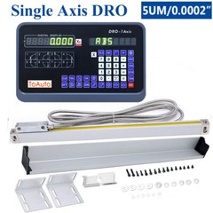4″-80″ Linear Glass Scale 1/2/3 Axis DRO Precision 5um Linear Encoder Mill Lathe