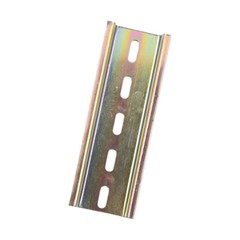 35mm DIN Rail Slotted Top Hat Slotted Zinc Plated 85-380mm For Circuit Breaker