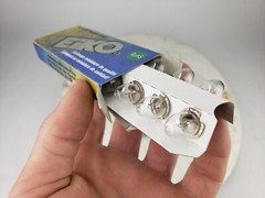 2x Boxes – 20x Eiko Miniature Lamps Bulbs PR13 New Vintage