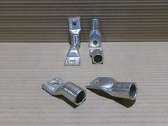Ilsco Lot of 6 Brown Die 87 500 KCMIL 350/373 Flex 1 Hole Compression Lug AK