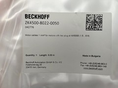 Beckhoff ZK4500-8022-0050 5m motor connection cable 1 mm² with ITEC ® plug NEW