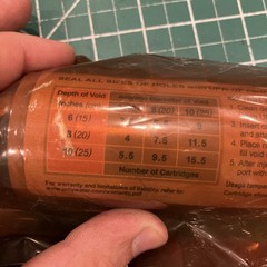 POLYWATER Wood Utility Pole Repair Cartridge On OEM Sealed Bag 250 mL 43551