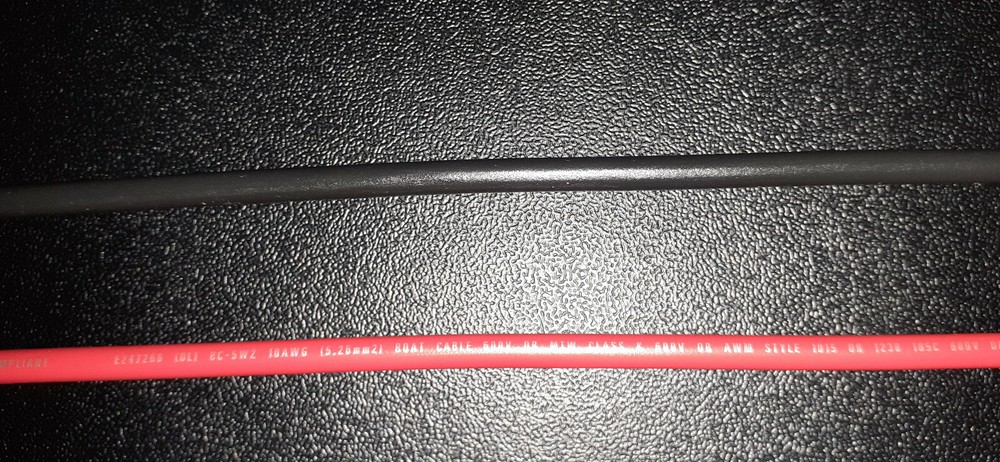 10 AWG Gauge Stranded Hook Up Wire 2 colors 3, 5, 10, 15, 25, 50 ft UL1015 600v