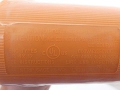 Kellems Hubbell HBLMBO Single Pole Replacement Male Plug Body Orange – NEW Su…