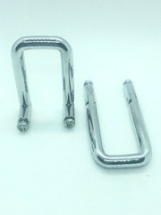 2x Soviet USSR Nikel Carrying swivel handle for various appliances (60mm x 30mm)