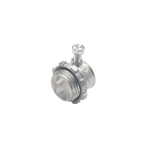 Bridgeport Fittings 501-DC2, 3/8″, D/C, Set Screw, A/MC Cable Connector, 10pc