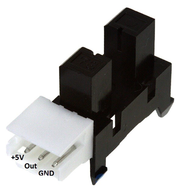 Sharp 73 opto sensor photoelectric through-beam with slot 5mm