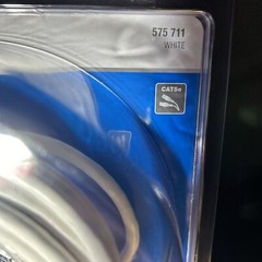 New Cat 5e cable Patch Cord 25ft- Commercial Electric-4 Pack