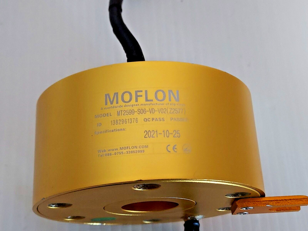 Moflon MT2599-S06-VD-V02 (Z2577) Rotary Electric Slip Ring, NEW