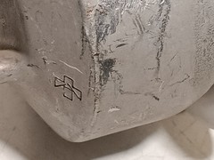 Porcelain high-voltage electrical insulator, 45 Ft/Lb, 6-3/0 ACSR, 6-4/0 AL