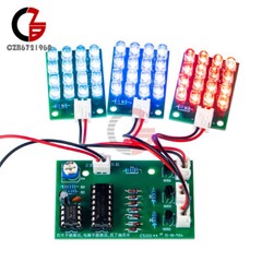 CD4017+NE555 Water Flow Light DIY LED Electronic Kit Soldering Learning Project