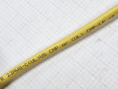 Hubbell Premise Wiring C6ASPDSY 23/4P NEXTSPEED Cat6A UTP 10G Plenum Yellow/50ft