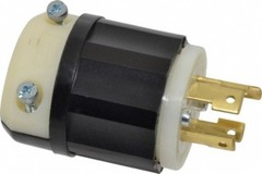 Leviton 480 VAC, 30 Amp, L16-30P Configuration, Industrial Grade, Self Ground…