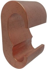 Ilsco ELT-4, 1 to 2/0 AWG Run, 6 to 2 AWG Tap, E-Shape, Crimp Connector , 1pc