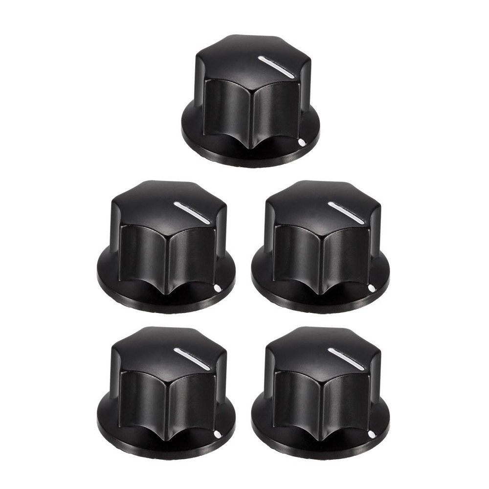 5Pcs Speaker Control Knob Power Amplifier Knob 27mm Dia. Rotary Knobs