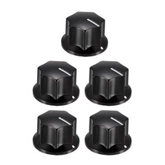 5Pcs Speaker Control Knob Power Amplifier Knob 27mm Dia. Rotary Knobs