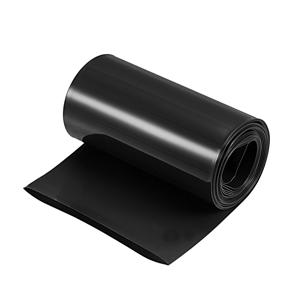 Battery Wrap 90mm Flat 10ft PVC Heat Shrink Tube Wraps Black