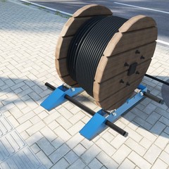 Heavy Duty Cable Roller Stand unwinder Single Reel Dispenser for reels
