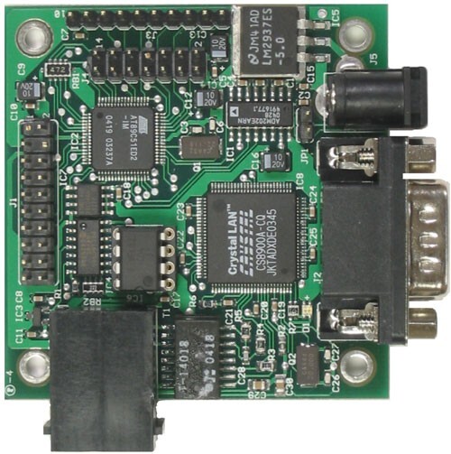 MINI-MAX/51-E 8051 Microcontroller board with Ethernet and web server