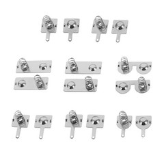 1 Set Battery Contact Batteries Metal Spring Battery Spring Contact Plate for