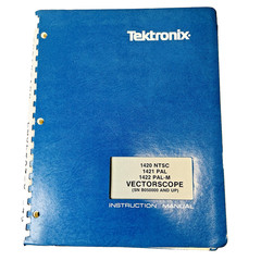 Tektronix 1420, 1421 PAL, 1422 PAL-M – Instruction Manual