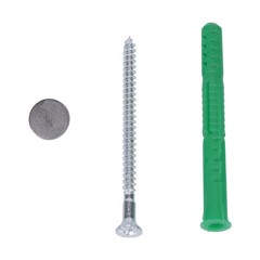 50pcs Expansion Plug Tubes Anching Kits For Various Wall Fixing Mounting Object