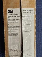 3M 7652-S-4 Cold Shrink Insulation OD Range 064-1.08in QT-III Termination CN JCN