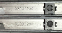 (Qty 6) Corning Repl Channel Bars for Fiber Closures, 5x Threaded, 1x Unthreaded